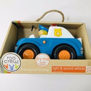 Police Car Toy w/ Lights and Sounds by Roo Crew NEW